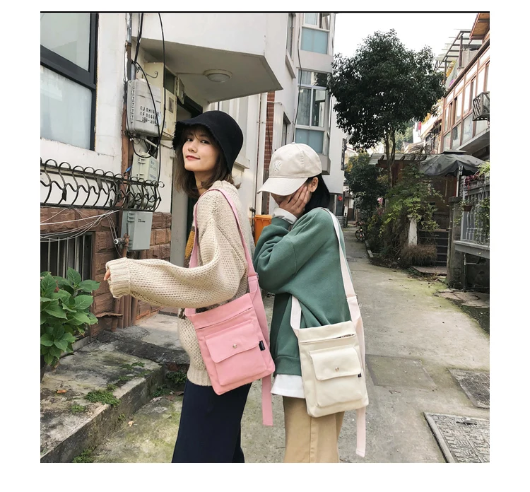 Menghuo New Fashion Women Small Shoulder Bags Canvas Crossbody Travel Casual Messenger Bag 2018 Leisure Women Bag Canvas Handbag_23 (5)
