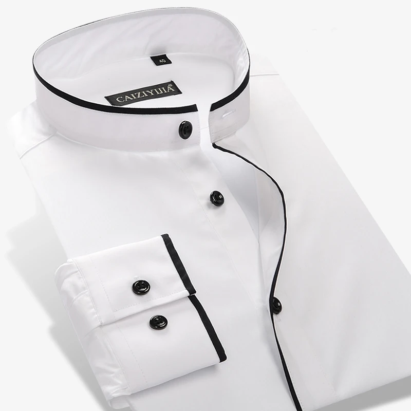 Popular Mandarin Collar Shirts-Buy Cheap Mandarin Collar