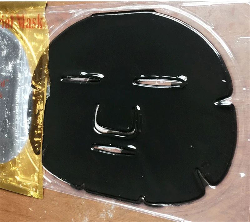 10 шт./лот бамбуковый уголь Кристалл Коллаген для лица и маска для глаз 5 пар маска + 5 шт. маска для лица старения для красоты уход за кожей