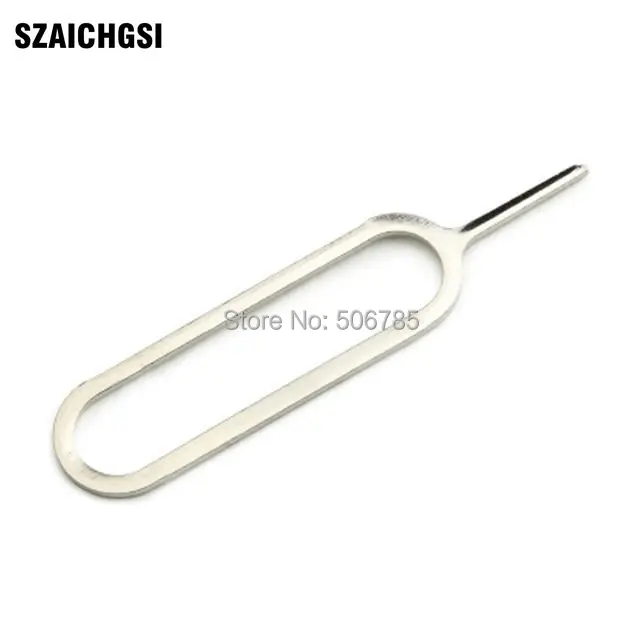 

SZAICHGSI 1000pcs Sim Card Ejector Tool Sim Card Tray Eject Pin Key Tool For iPhone 4 4s 5g 5c 5s 6 6s 7 8 plus for Mobile phone