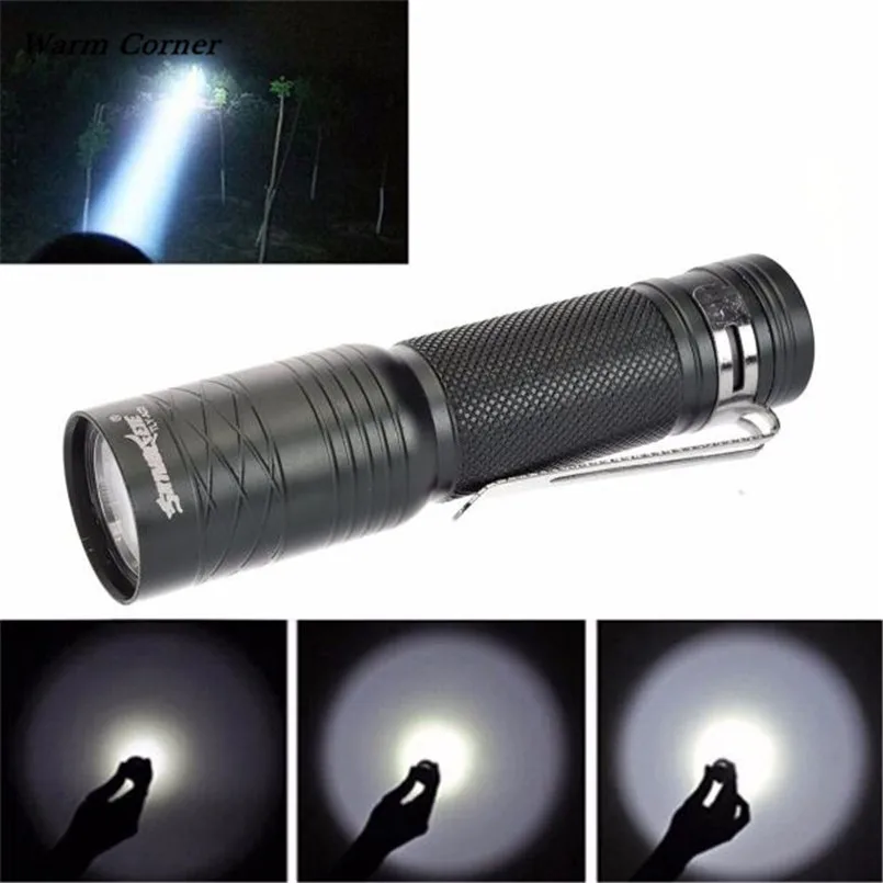 

Warm Corner LM CREE T6 3000 Lumens 3 Modes Tactical Bright Flashlight Torch Powerful Lamp 14500 New Design Free Shipping Sept 13