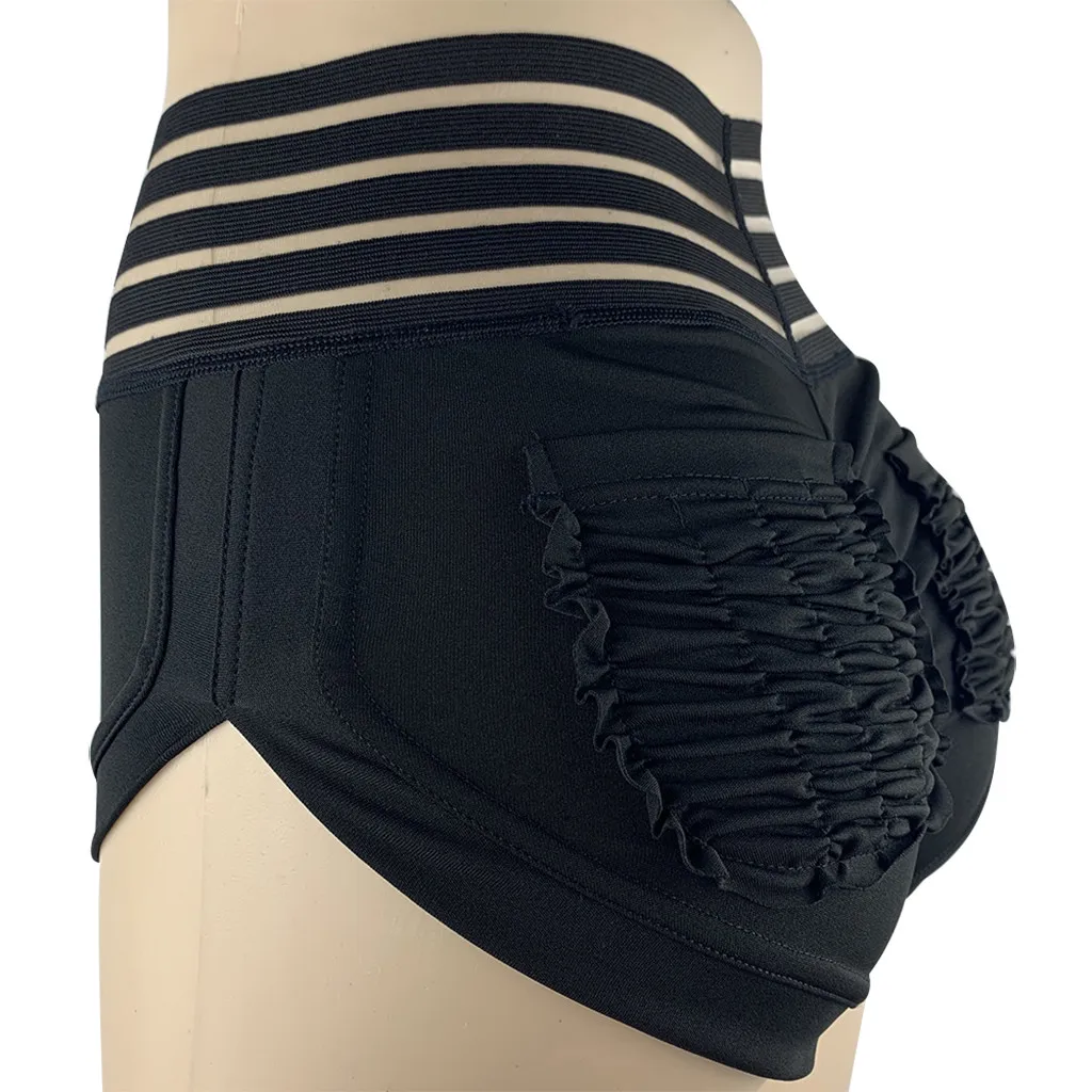 KANCOOLD сексуальные женские спортивные шорты с высокой талией спортивные, для тренажерного зала тренировки Фитнеса Йоги Леггинсы спортивные дышащие