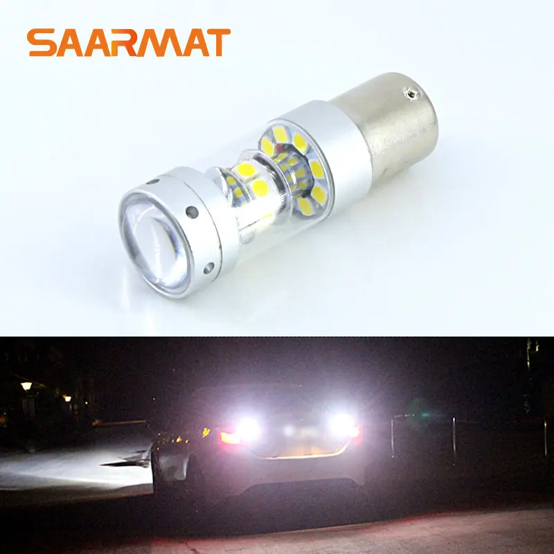 

1 X Error Free White 140W 1400LM LED Reverse Back up Light project Bulb For Peugeot 206 207 307 308 406 407 507 508