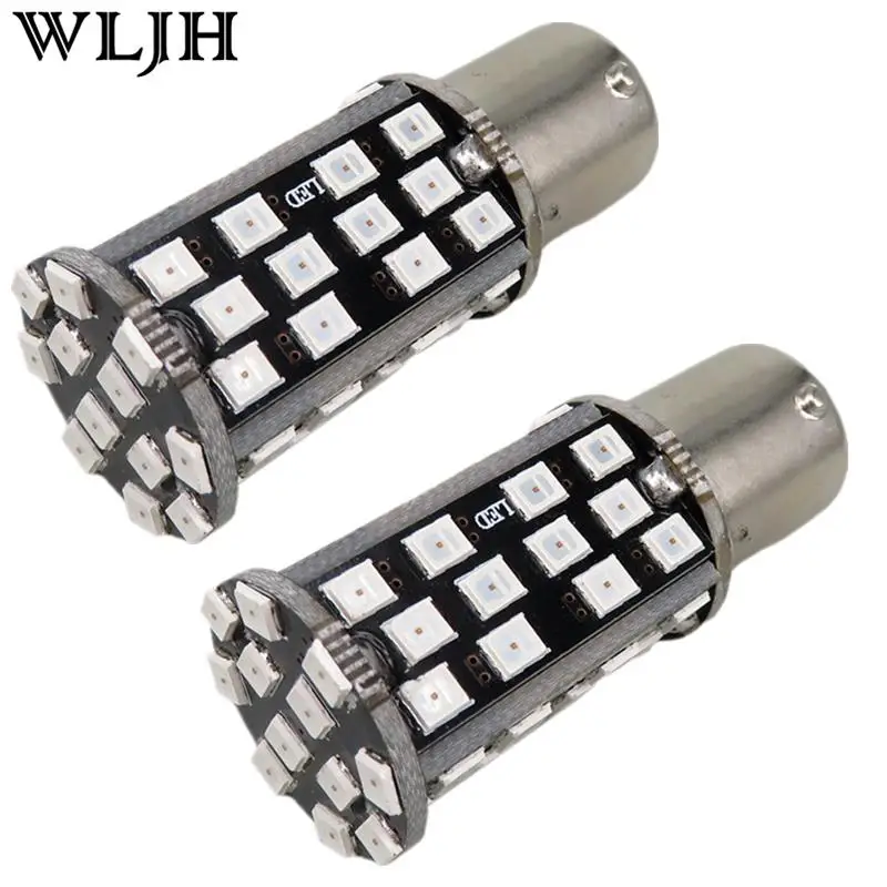 

WLJH 2x DC12V High Power 60 SMD 12V 1156 BA15S P21W Canbus No Error Car LED Rear Reversing Tail Light Bulb For CITROEN C2-C5 C8