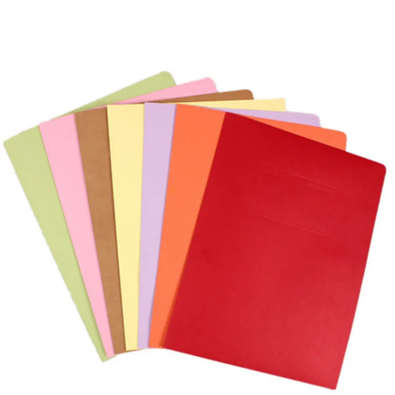 

20pcs/lot A4 Kraft Paper File Holder For Travel Journal Notebook Accessory A4 Retro Card Pocket Storage Standard/Pocket/Passport