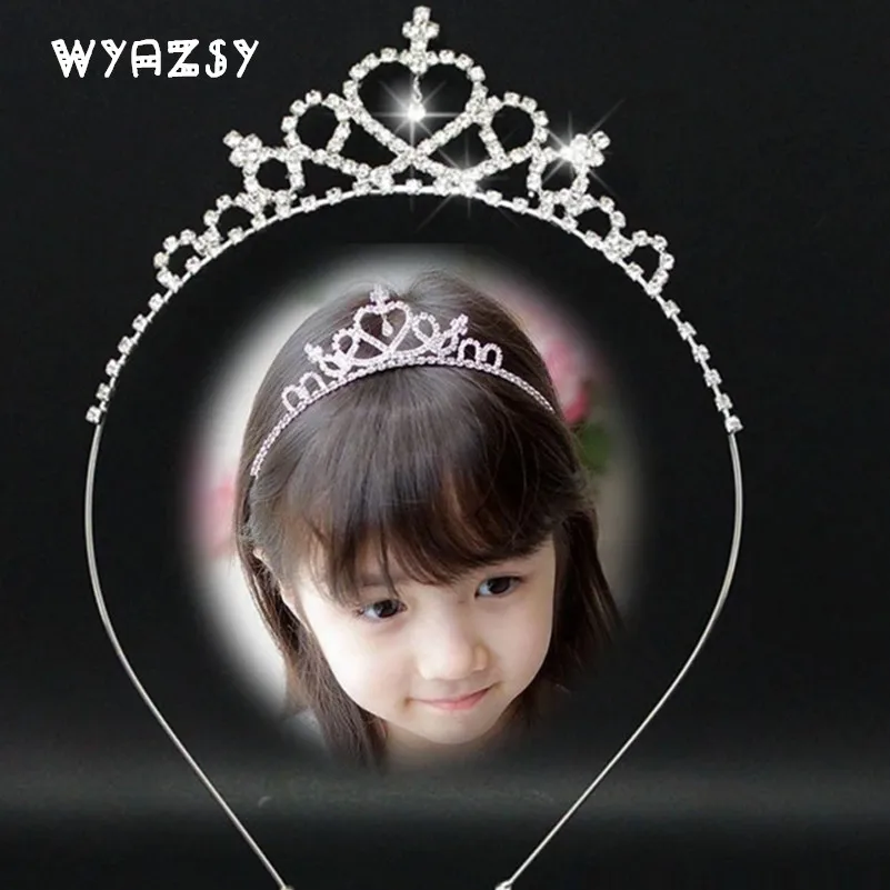 

Fashion Crystal Tiara Hair Band Kid Girl Bridal Princess Prom Crown Kid Girl Bridal Princess Prom Crown Headband Accessories
