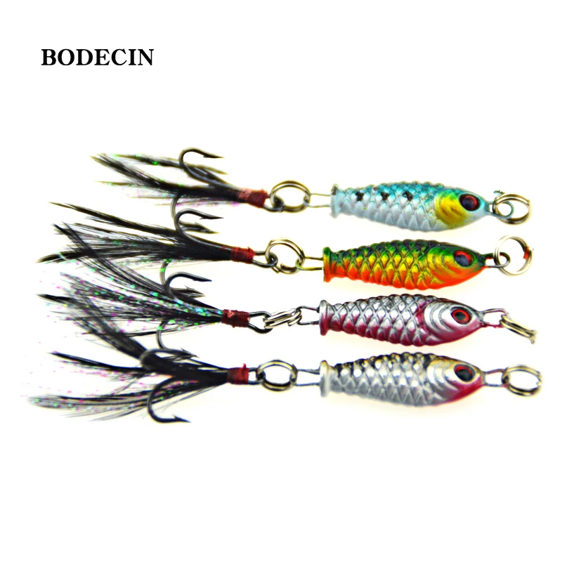 Wobbler Lead Fishing Lures Jigs Peche Spinner Bait Iscas Artificial Baits 4.3g Jig Head Sea Winter Bass Walleye Tackle For (5)