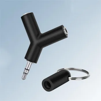 

SIANCS Y Shape 3.5mm To Dual Headphone Male To Female Audio Cables Headphone Earphone Jack Splitter Adapter Plug For iPhone MP3