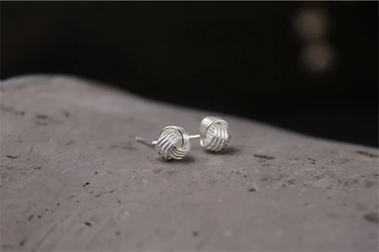 Серебро S925 чистое серебро корейская мода персональный шарик для волос женские