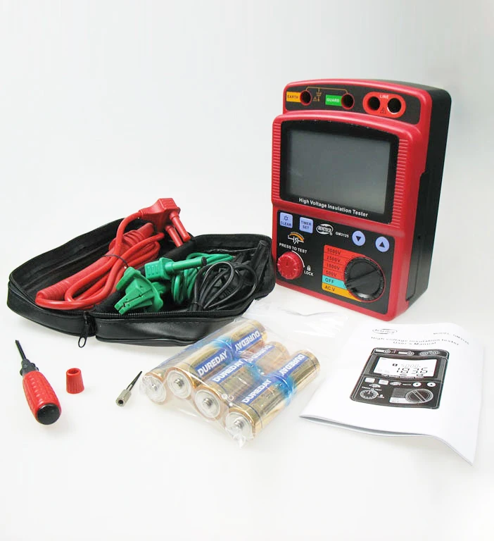 

GM3125 high voltage hipot tester insulation resistance test equipment high voltage testing of electrical equipments