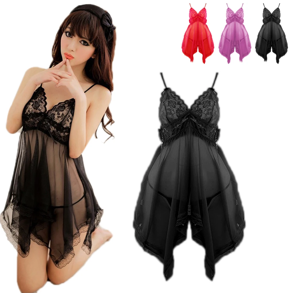 

Adult Racy Lingerie Lace Pyjamas Sexy Uniform Temptation Exotic Dresses