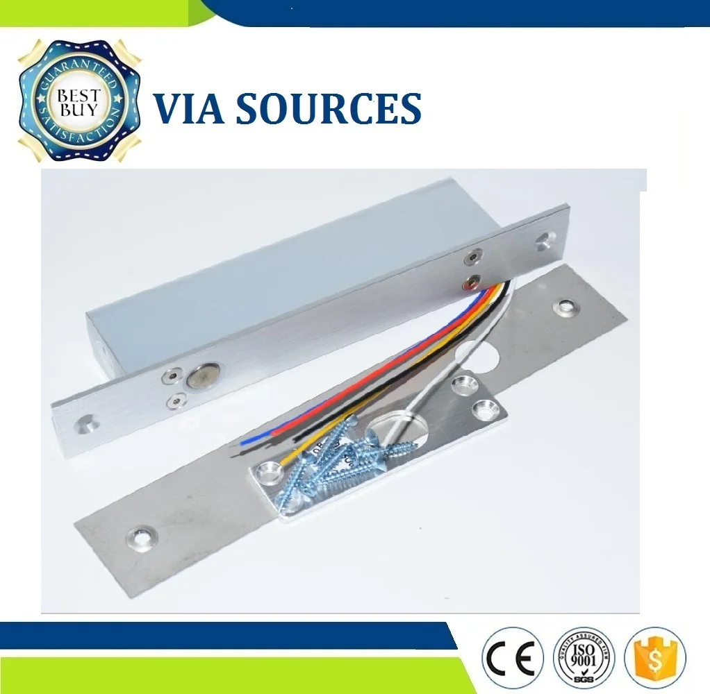 

Free Shipping Gate Electric Drop Bolt Door Lock DC12V Electric Lock Fail Secure/Fail safe for Door Entry Access Control System