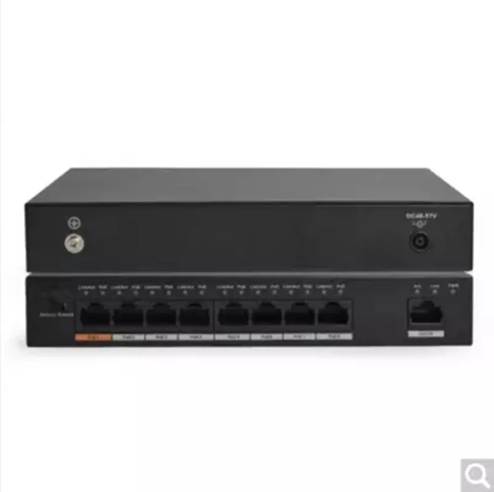 Коммутатор Dahua PoE DH-S1500C-8ET1ET-DPWR 8-канальный коммутатор питания Ethernet Поддержка 802.3af 802.3at POE+ стандарт питания Hi-POE