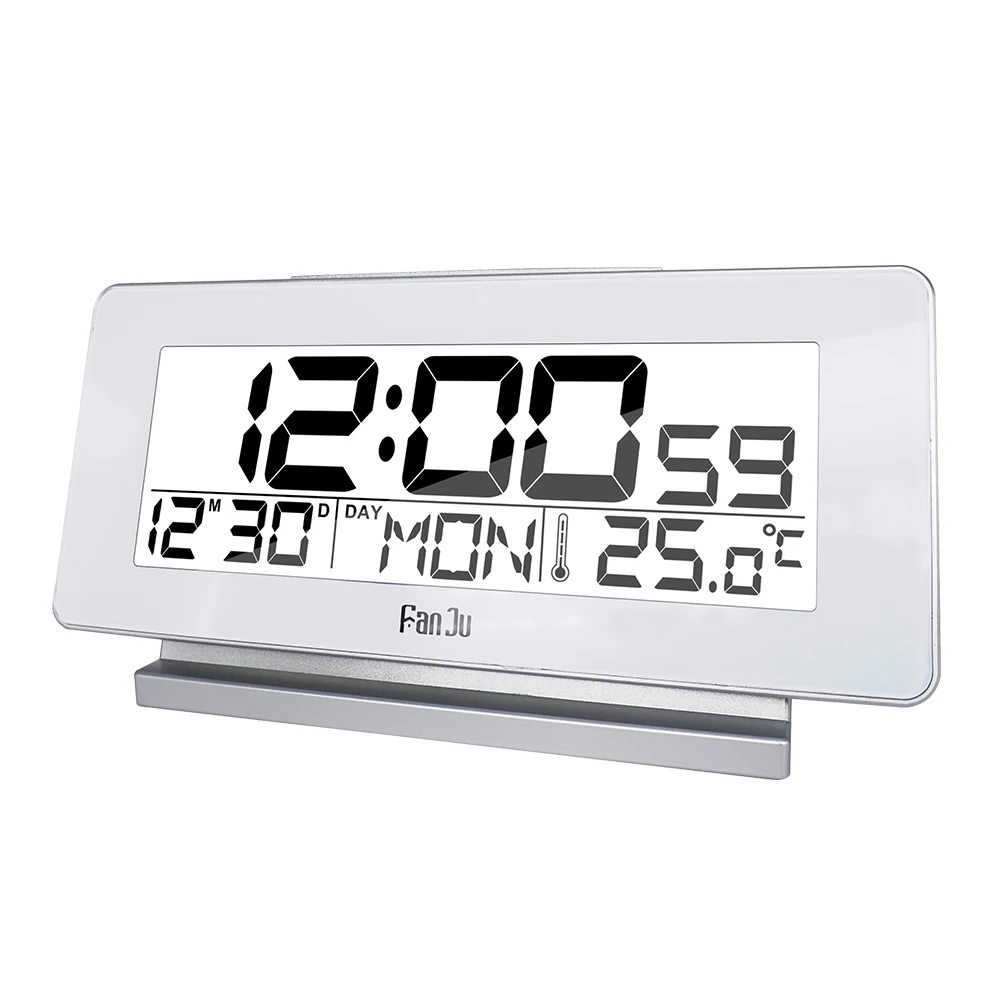 FanJu FJ3523 цифровой будильник светодиодный электронный 12/24 часов термометр