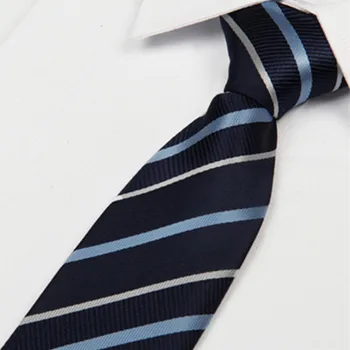 

luxury brand narrow stripe tie men's 8 cm corbatas estrechas wedding silk necktie gravata slim jacquard cravate business lote