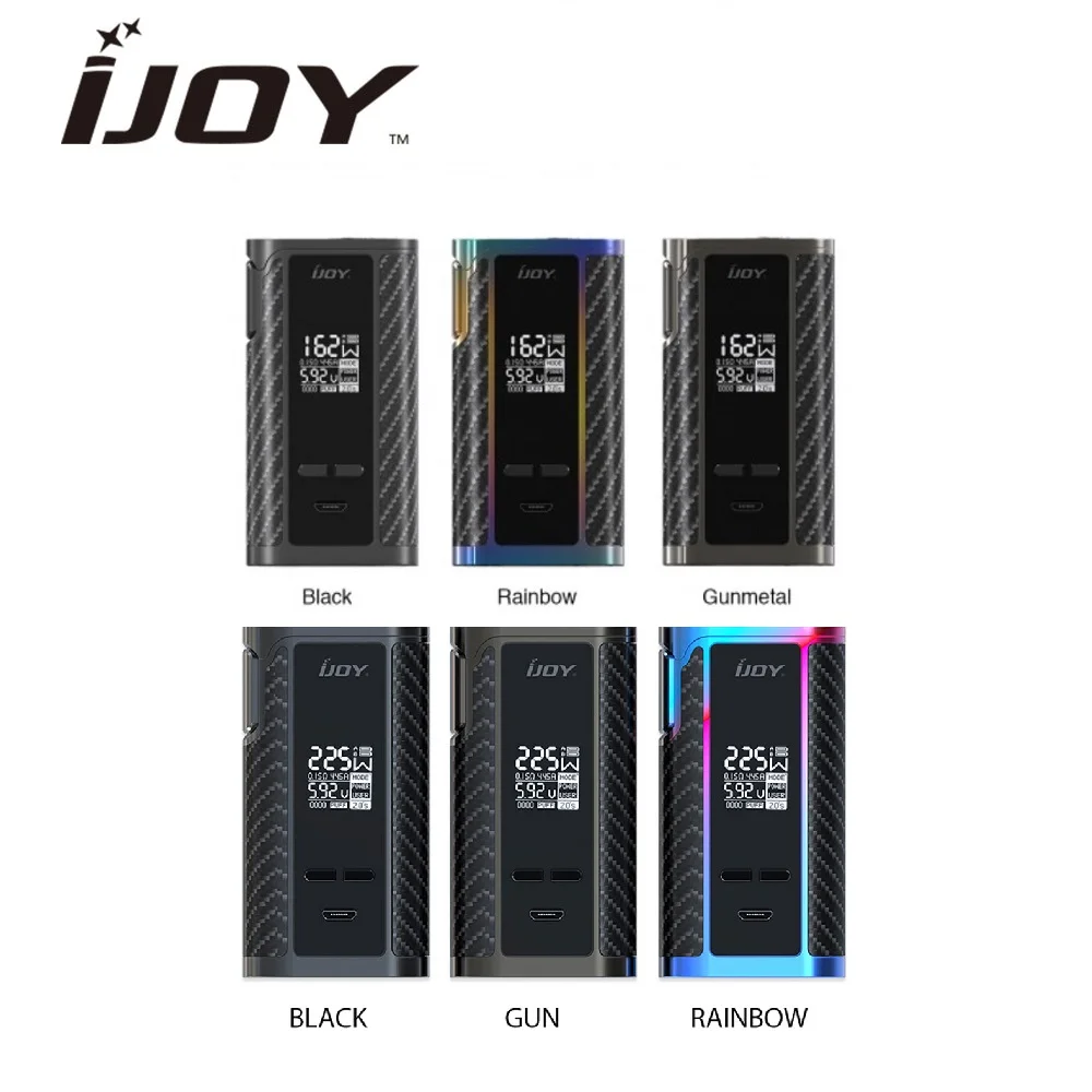 

Original 162W IJOY Captain 1865 TC Box MOD Vs Ijoy Captain PD1865 Box Mod Powered By Dual 18650 Battery Vape Mod Vs Drag 157W