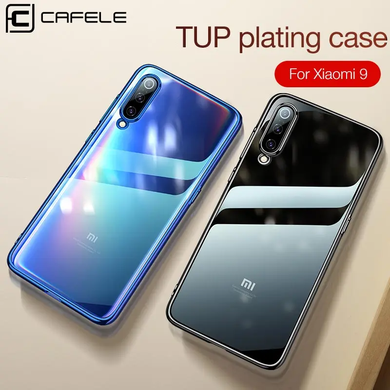 Мягкий чехол Cafele из ТПУ для Xiaomi mi 9 Чехлы блестящий телефона ультра тонкий
