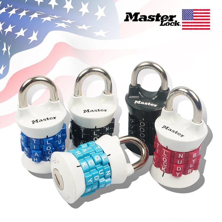 Master Lock Digit Combination Password Lock Zinc Alloy Security Lock Suitcase Luggage Coded Lock Cupboard Cabinet Locker Padlock (3)