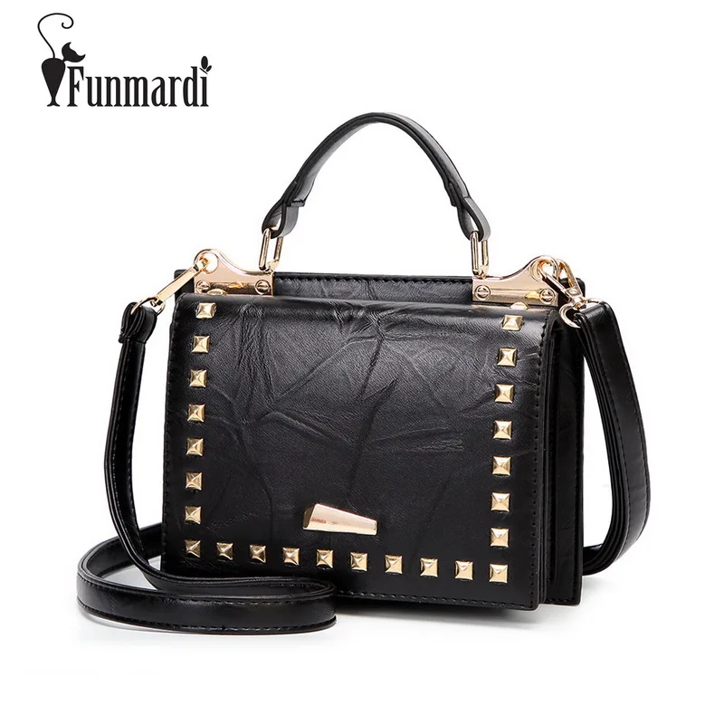 

FUNMARDI Luxury Women Messenger Bags Designer Women Bag 2018 Brand PU Leather Shoulder Bags High Quality Bolsa Feminina WLAM0192