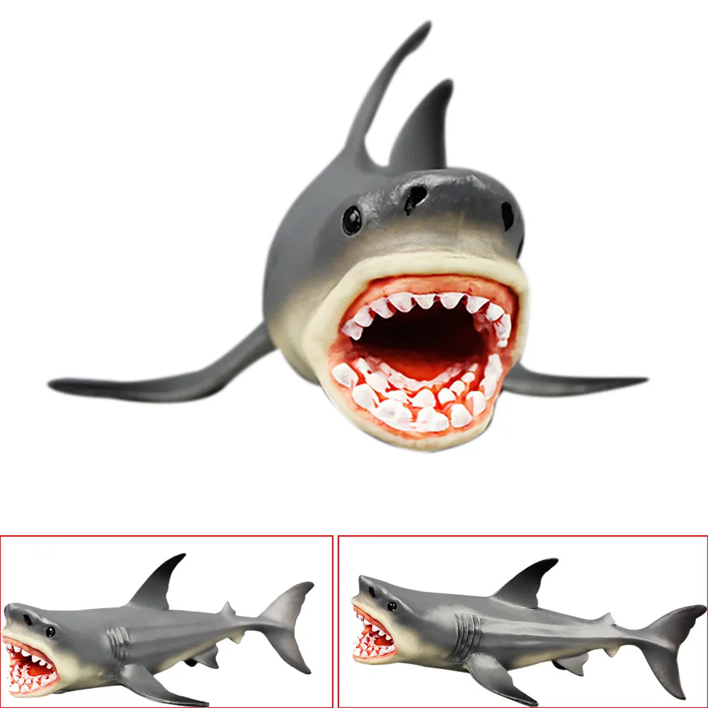 Realistische Megalodon Shark Ocean Tiermodell Toy Education Figur Kinder Gift 