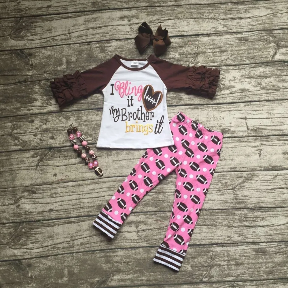 baby girl football outfit