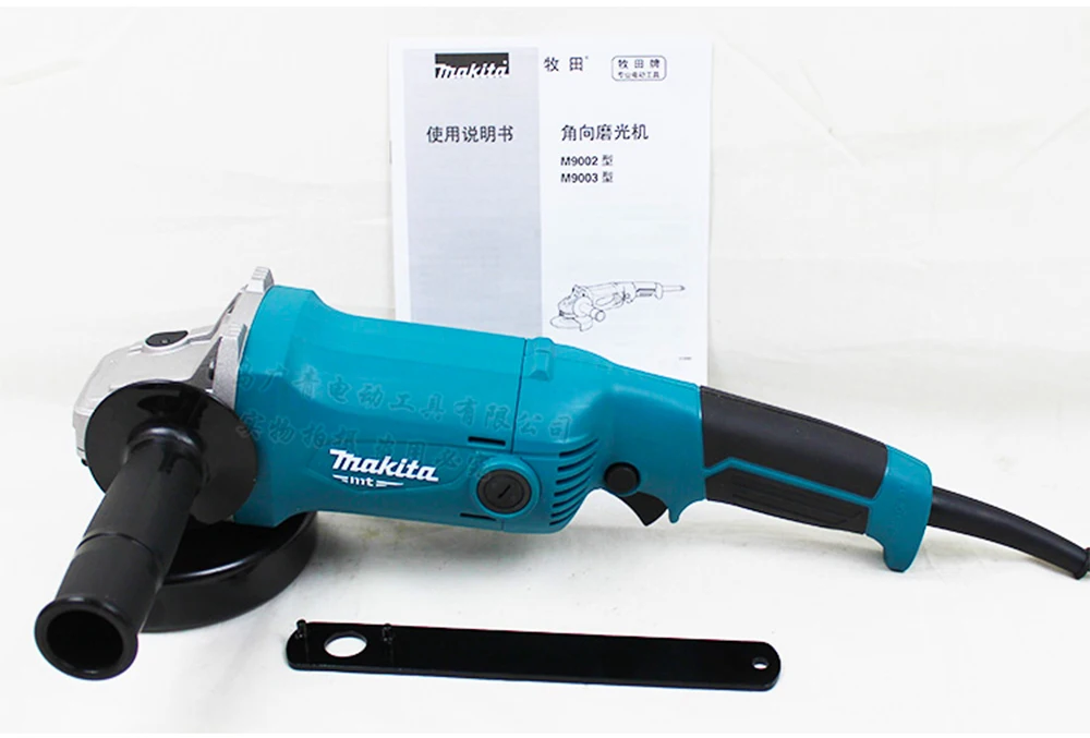 Новое поступление, японская угловая шлифовальная машина Makita M9002B, 125 мм("), шлифовальная машина для металла, 1050 Вт, 11000 об/мин, угловая полировальная машина