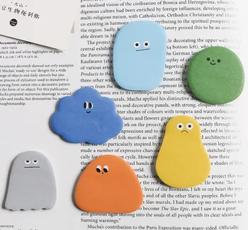 

30pcs/pack Kawaii Memo Pad Jelly Bean Bio Series Sticky Notes Stationery Paper Mini Cute Planner Stickers Office School Supplies
