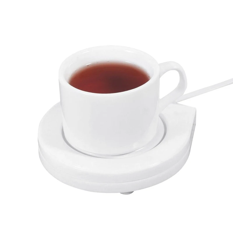 Портативный usb грелка гаджет тонкая чашка-коврик Кофе Чай напиток нагревательный лоток коврик кружки для напитков держать напиток теплый коврик подставка хороший подарок