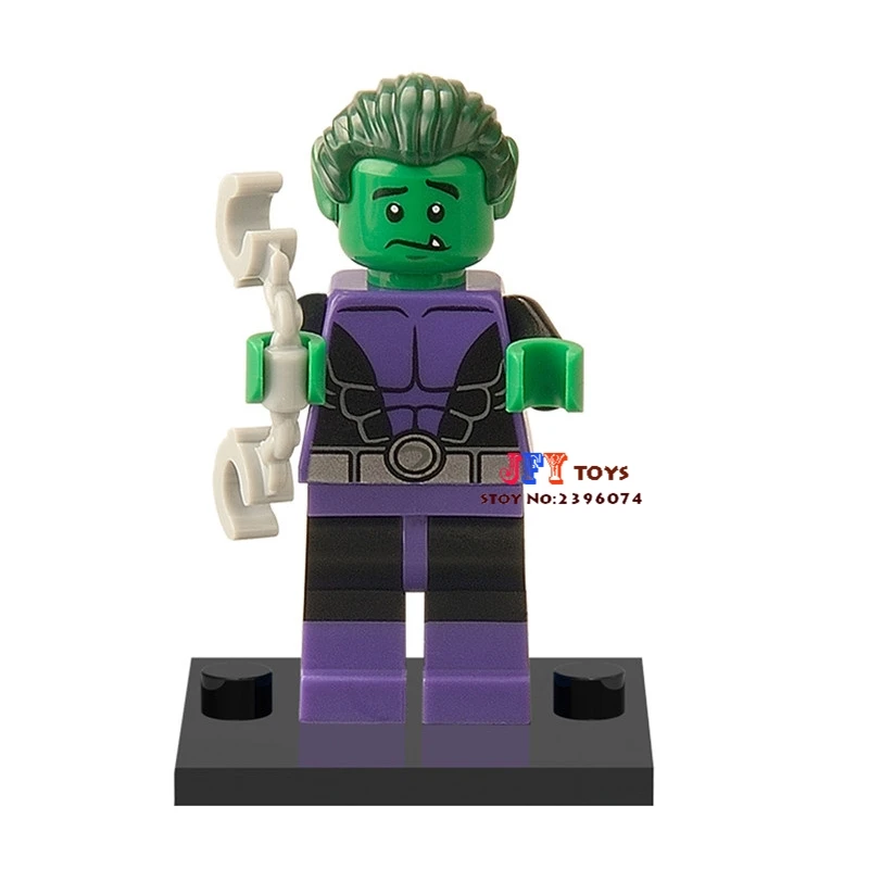 

Single Sale star wars superhero Beast Boy building blocks model bricks toys for children brinquedos menino