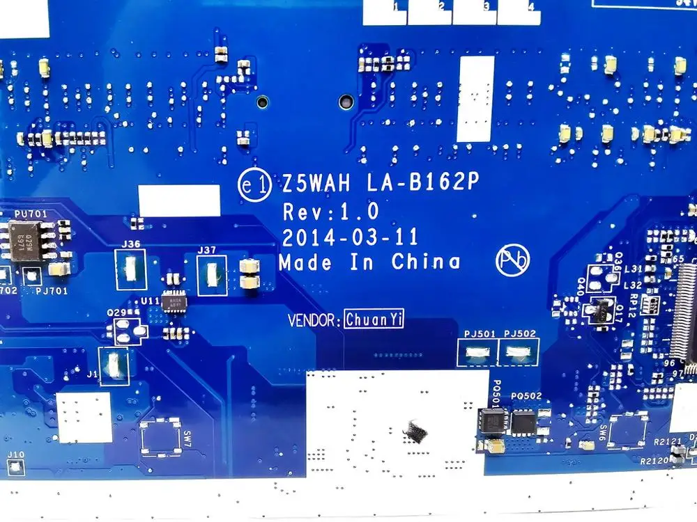 الأصلي لشركة أيسر E5-571G اللوحة المحمول E5-571G 3556U GF820M 1 GB Z5WAH LA-B162P اختبار جيد شحن مجاني