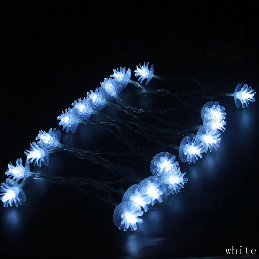 2m 3m 4m 5m 10m Pine Cone pendants Fairy led garland on AA batteries Christmas outdoor string lights New year party wedding deco 2m 3m 4m 5m 10m Pine Cone pendants Fairy led garland on AA batteries Christmas outdoor string lights New year party wedding deco