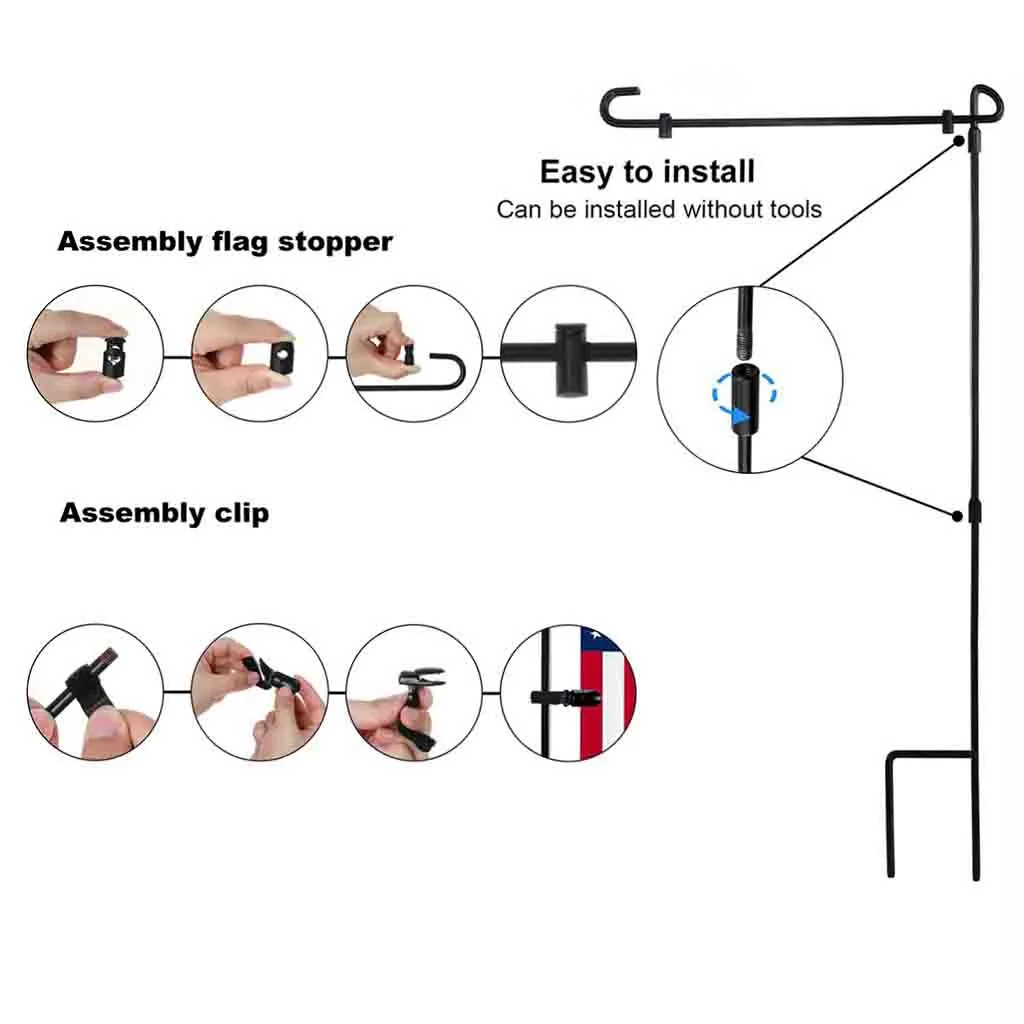 Набор садовый флагшток металлический Железный открытый двор флаги Стенд кронштейн для баннера пробки двор инструменты vlaggenstokhouder#7/5