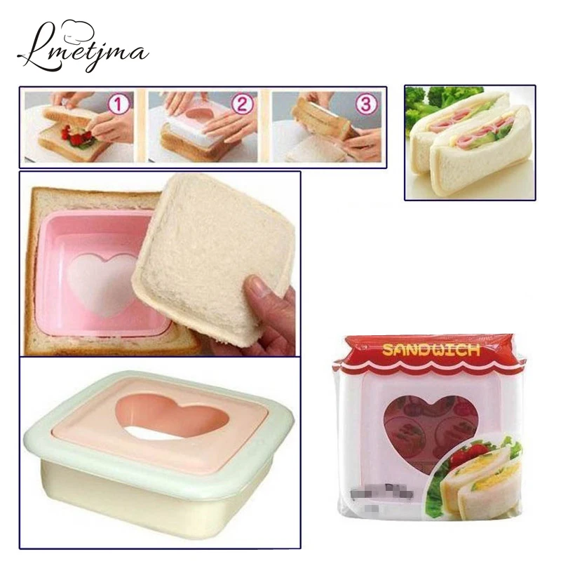 

LMETJMA Pocket Sandwich Mold Maker Diy Bento Balls Toast Baby Cake Bread Machine Cooking Tool Kitchen Supplies Sushi Accessories