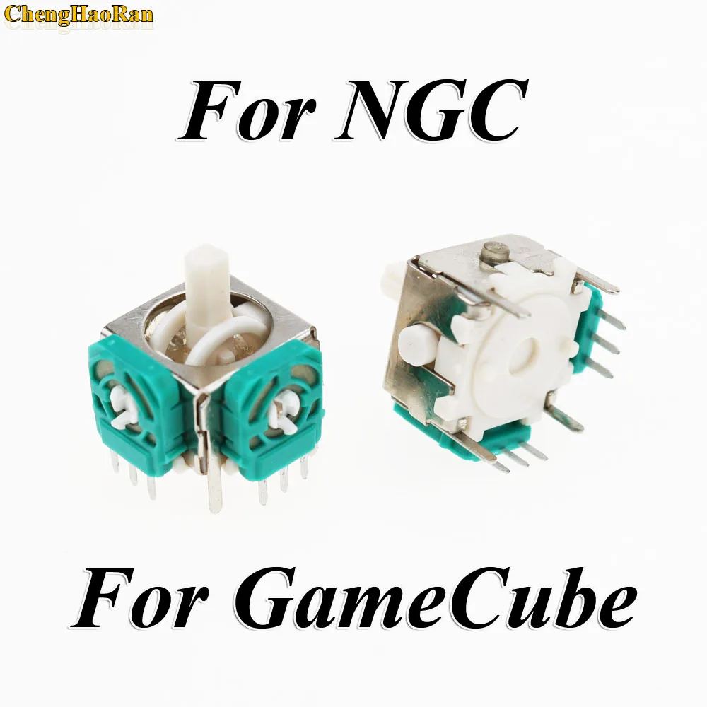 

ChengHaoRan 2pcs Replacement Thumb Stick 3d Analog Joystick for Nintendo for GameCube NGC GC Controller
