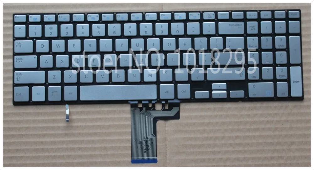 Новая клавиатура для Samsung 770Z5E NP770Z5E 780Z5E NP780Z5E NP880Z5E NP670Z5E 670Z5E Ноутбук США язык с подсветкой серебро без рамки