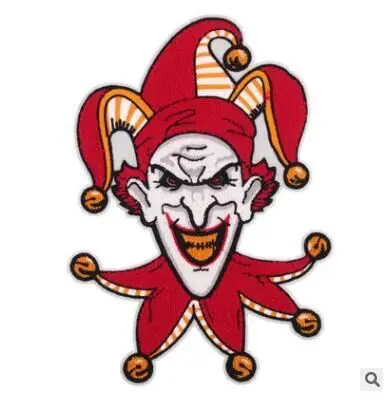 

DZ 1PC New Large Cartoon Towel Embroidery Clown Letter Embroidery Cloth Patch Clothing Accessories Packing Decoration