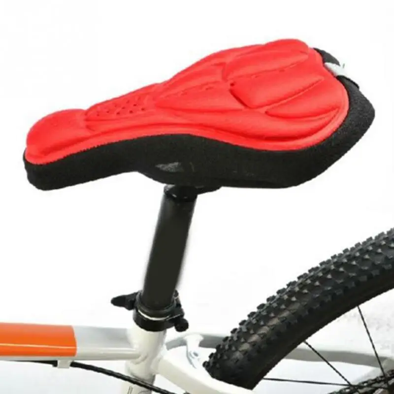 

MTB Mountain Bike Cycling Thickened Extra Comfort Ultra Soft Silicone 3D Gel Pad Cushion Cover Bicycle Saddle Seat High Quality