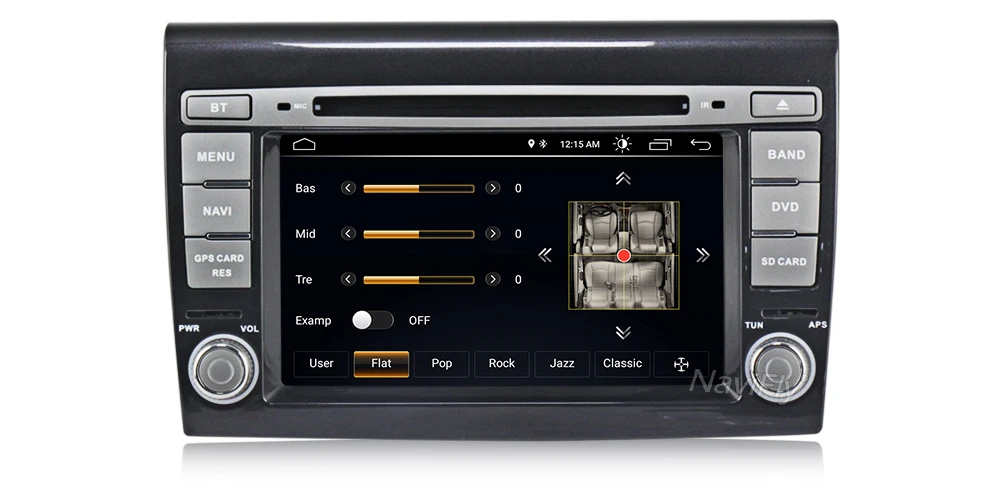 Perfect Navifly Android 8.1 Car radio dvd player For Fiat Bravo 2007 2008 2009 2010 2011 2012 GPS Navigation Autoradio FM Bluetooth Map 14