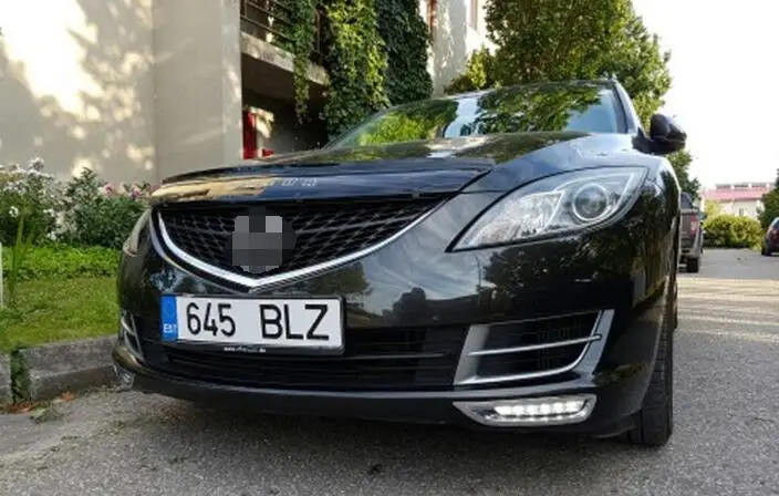 DRL для Mazda6 Mazda 6 2008 2009 2010 12V светодиодный автомобиль Водонепроницаемый ABS DC дневные