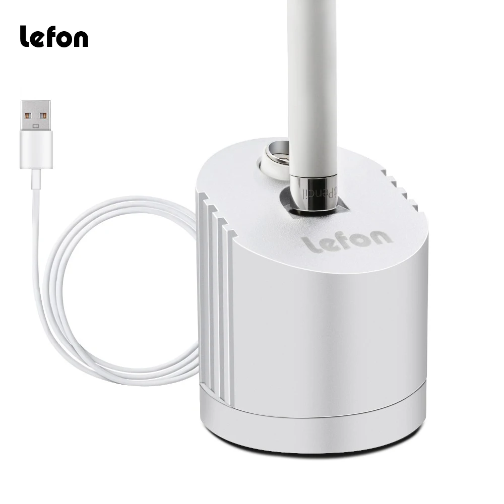 

Lefon for Apple Pencil Charger Stand Holder Aluminum Alloy with USB Charging Cable Dock Station For iPad Pro Pencil