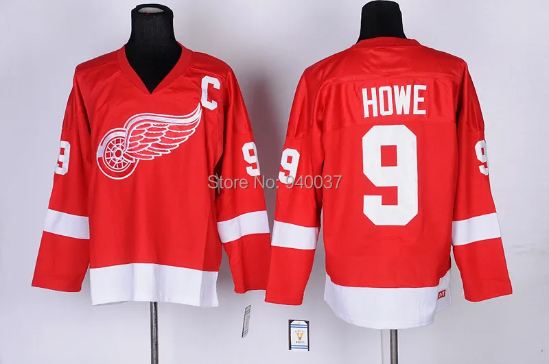 aliexpress red wings jersey