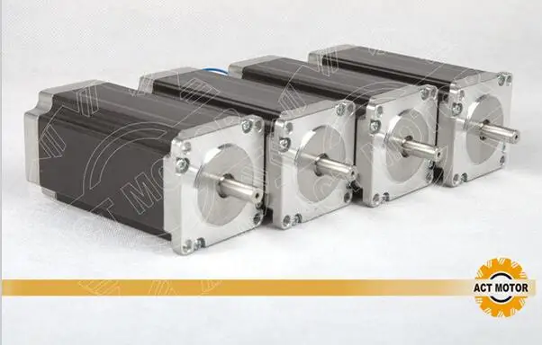 

ACT Motor 4PCS Nema23 Stepper Motor 23HS2430 Single Shaft 4-Lead 425oz-in 112mm 3.0A Bipolar 8mm-Diameter US CA UK FR IT DE Free
