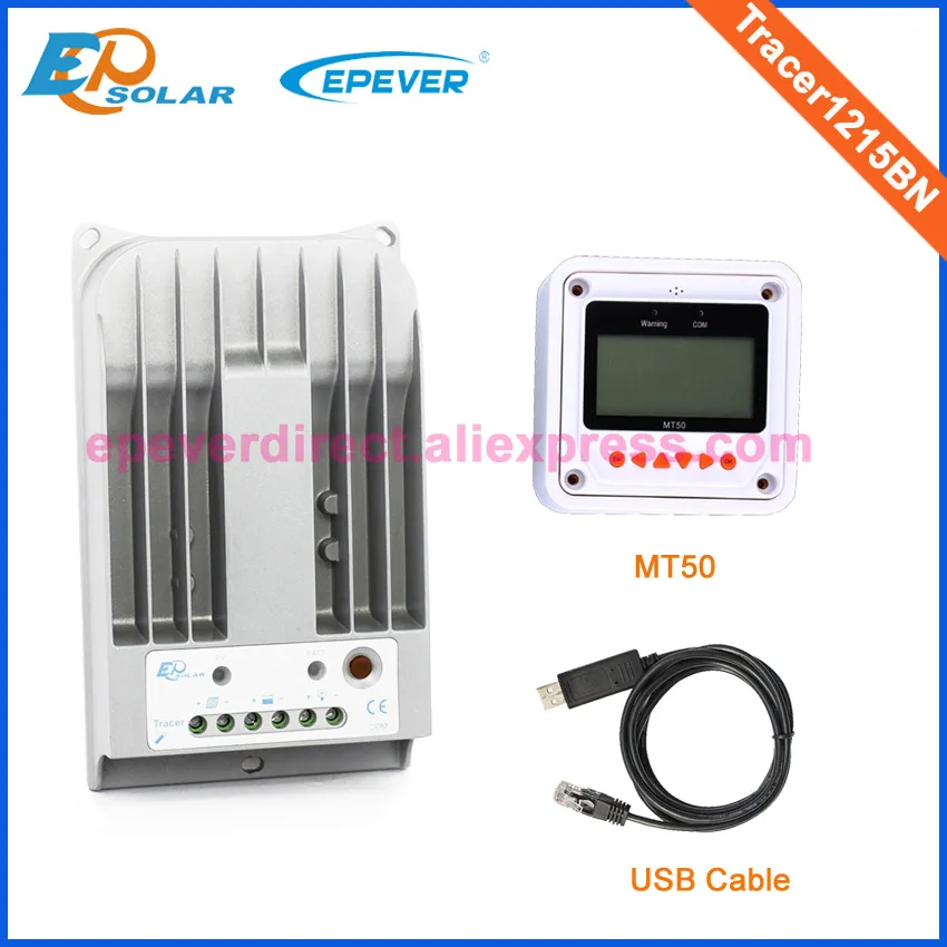 

12v regulators for solar charging system use MPPT Tracer1215BN 10A 10amp with USB cable connect function and MT50