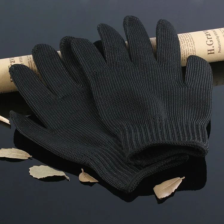 Защитные перчатки из нержавеющей стали, защитные перчатки для походов с металлической сеткой, дышащие рабочие перчатки