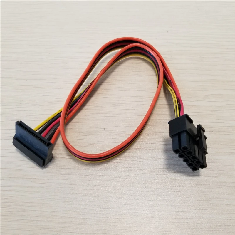 10pcs/lot Motherboard 10Pin to SATA Hard Drive Cable Adapter Male to