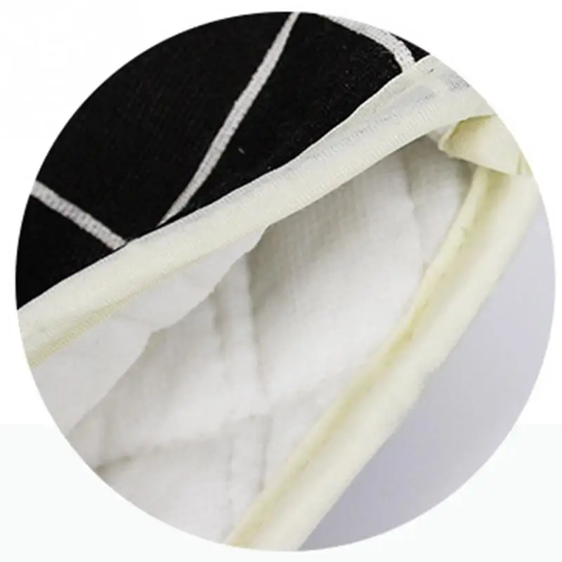 1Piece Kitchen Anti Scalding Gloves White lattice Black Yellow Gray lattice For Oven Kitchen Cooking microwave gloves baking BBQ (4)