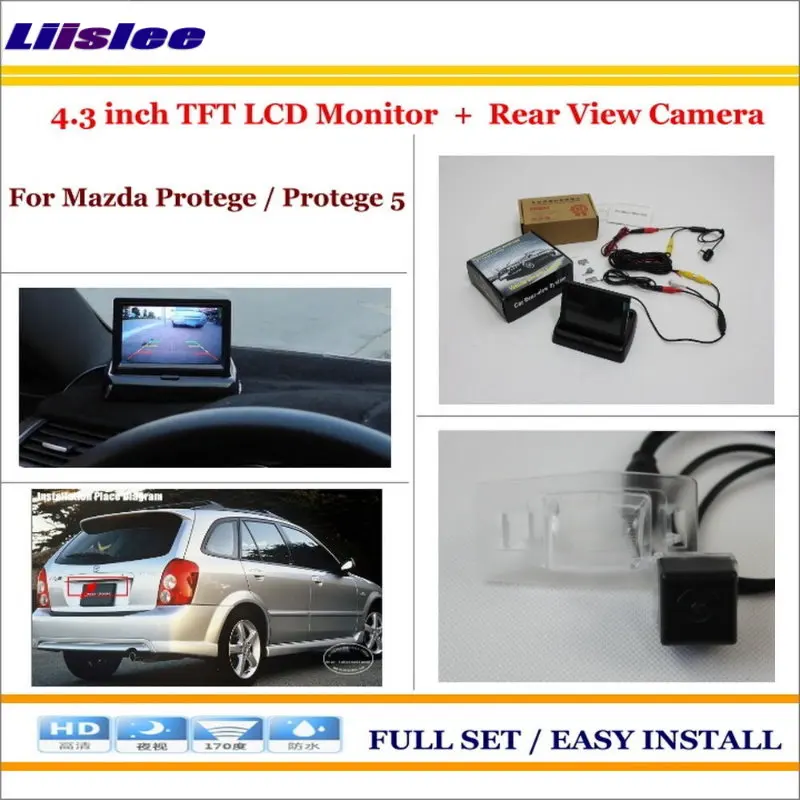 

Car Rear Camera + 4.3" TFT LCD Screen Monitor = 2 in 1 Back Up Parking System - For Mazda Protege / Protege 5