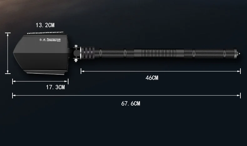 Профессиональный открытый выживания Тактический Многофункциональный Лопата