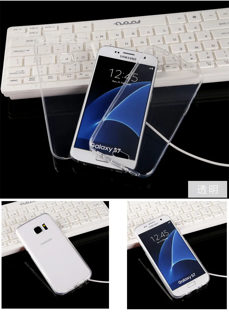 360 Full Cover Protection Soft TPU Case For Samsung Galaxy A5 A6 A7 A750 A8 2018 A3 A5 A7 2017 A310 A520 A8+Double Silicone Case (11)