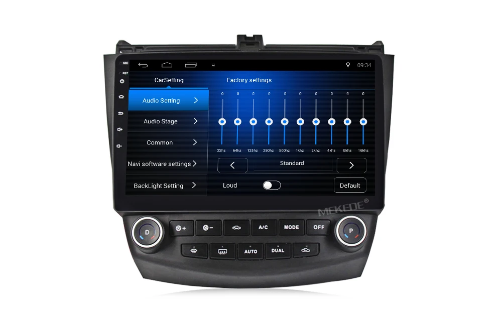 Perfect 2G+32G android 7.1 1024X600 HD Car DVD Player for Honda Accord 7 2003-2007 with GPS Radio  dual / Single Zone Climate Control 8
